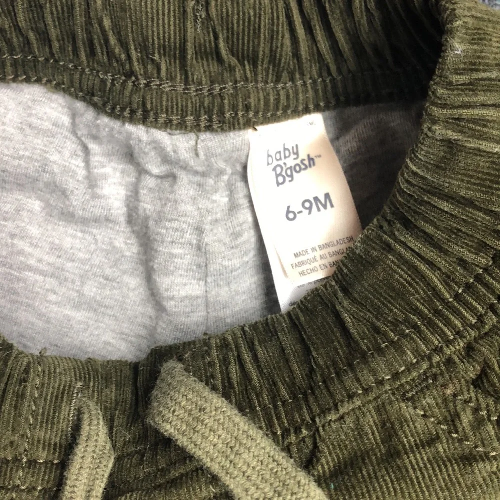 OshKosh Baby Boy Corduroys and Cardigan Outfit, 6-9 Months